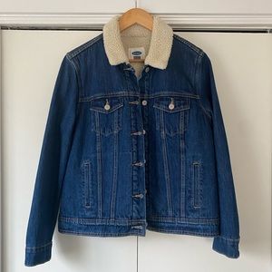Old Navy Jean Jacket with Sherpa Lining
